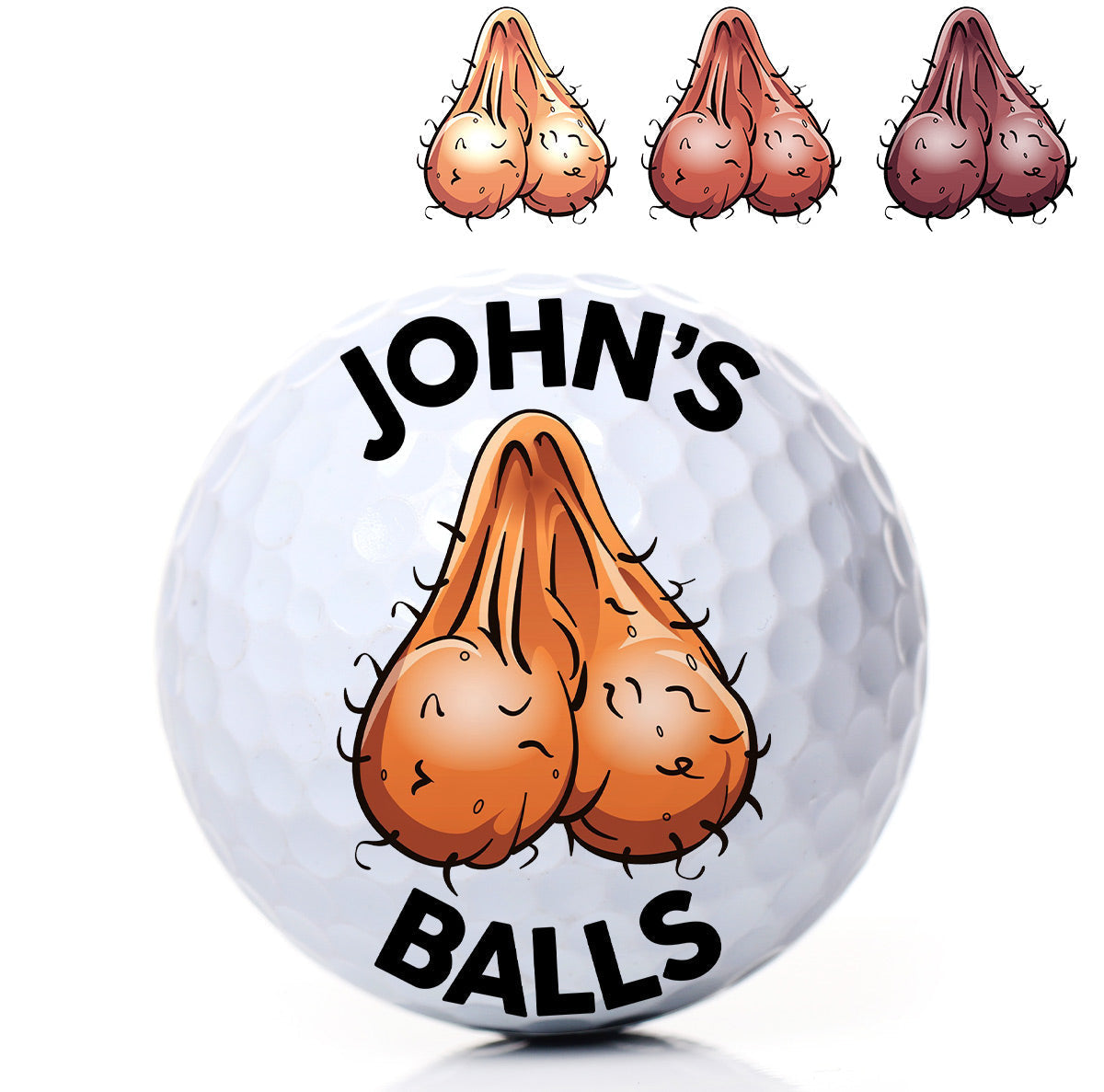Funny Golf Balls, Golf Decor, Golf Gift For Men, Christmas Golf Gifts