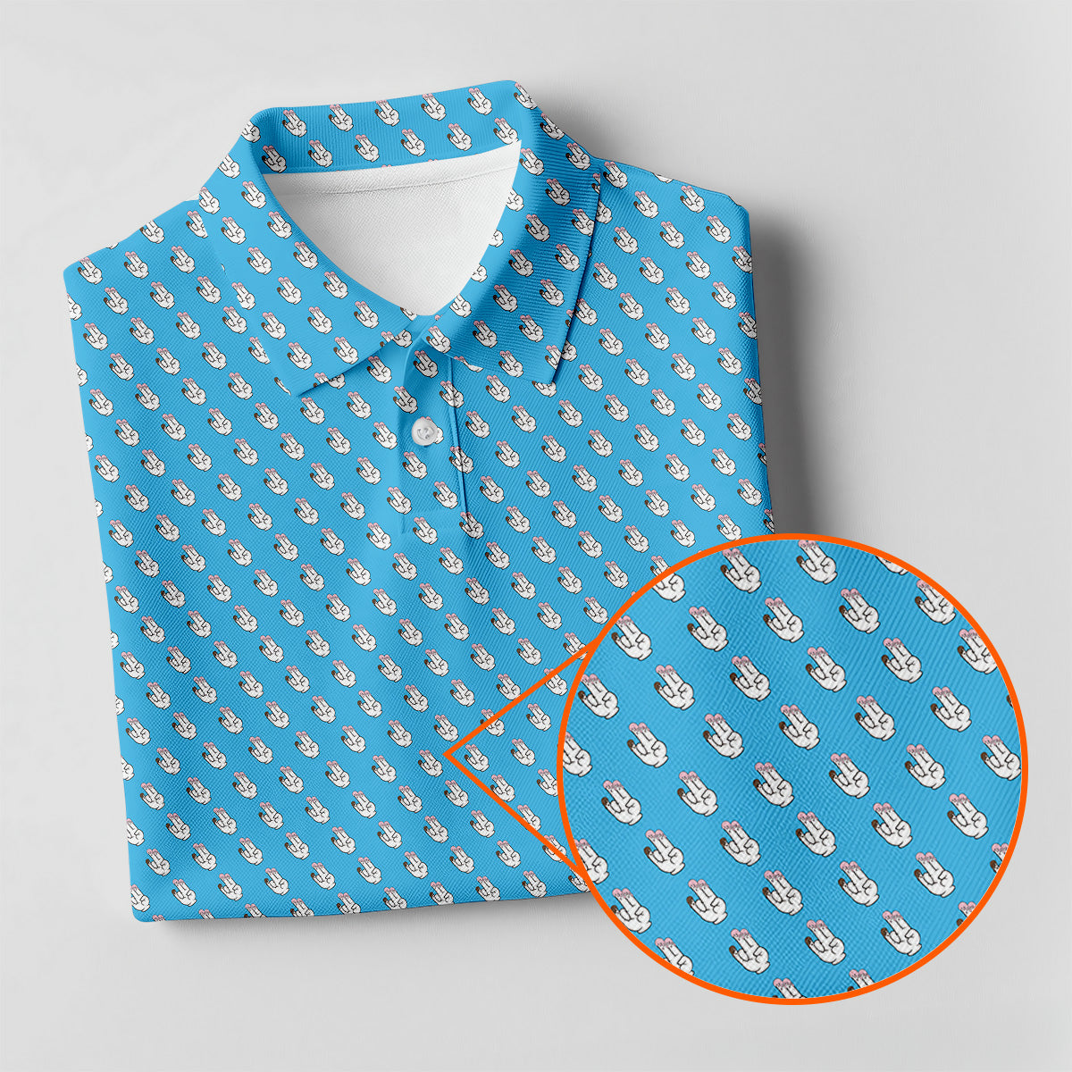 Funny Hands Golf Polo Shirt, Fun Womens Golf Shirts, Ladies Golf Shirt, Golf Gift For Her