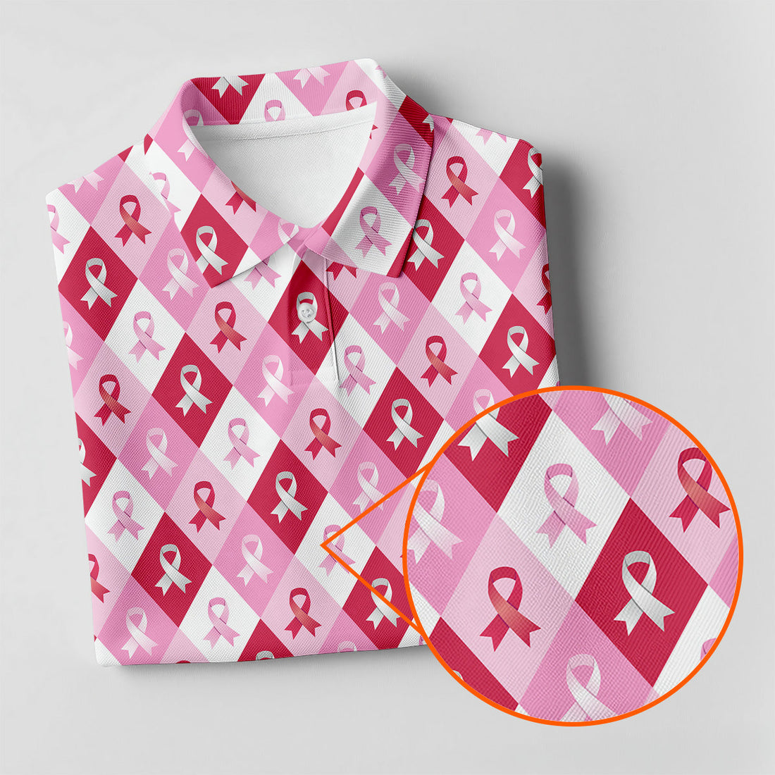 Pink Women Golf Shirt, Breast Cancer Golf Shirt, Breast Cancer Awareness Shirts, Ladies Golf Shirt