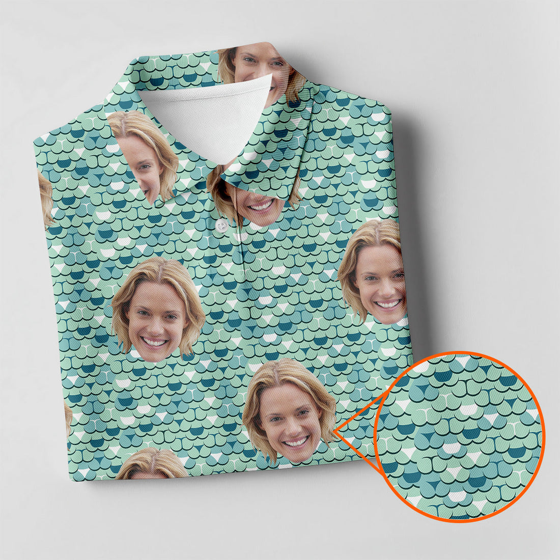 Funny Butt Green Golf Polo Shirt, Custom Face Golf Shirt, Fun Womens Golf Shirts, Ladies Golf Shirt