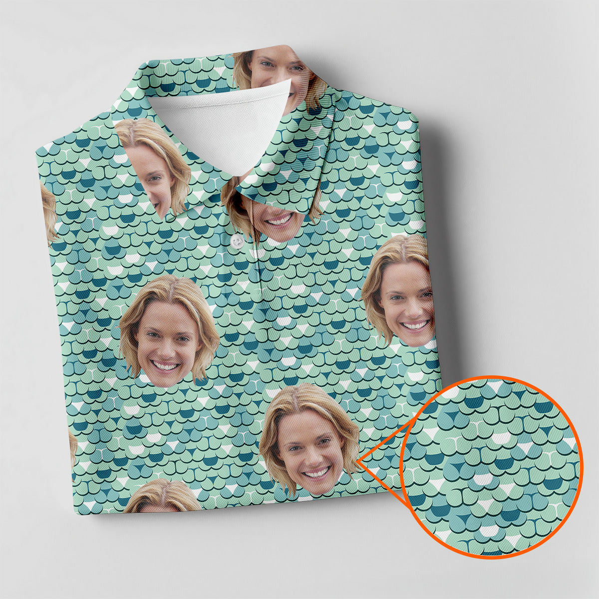 Funny Butt Green Golf Polo Shirt, Custom Face Golf Shirt, Fun Womens Golf Shirts, Ladies Golf Shirt
