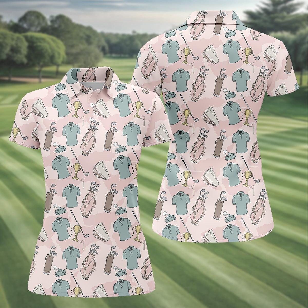 Pattern Golf Shirt, Ladies Sleeveless Golf Shirts, Ladies Golf Shirts, Matching Golf Shirts, Golf Equipment