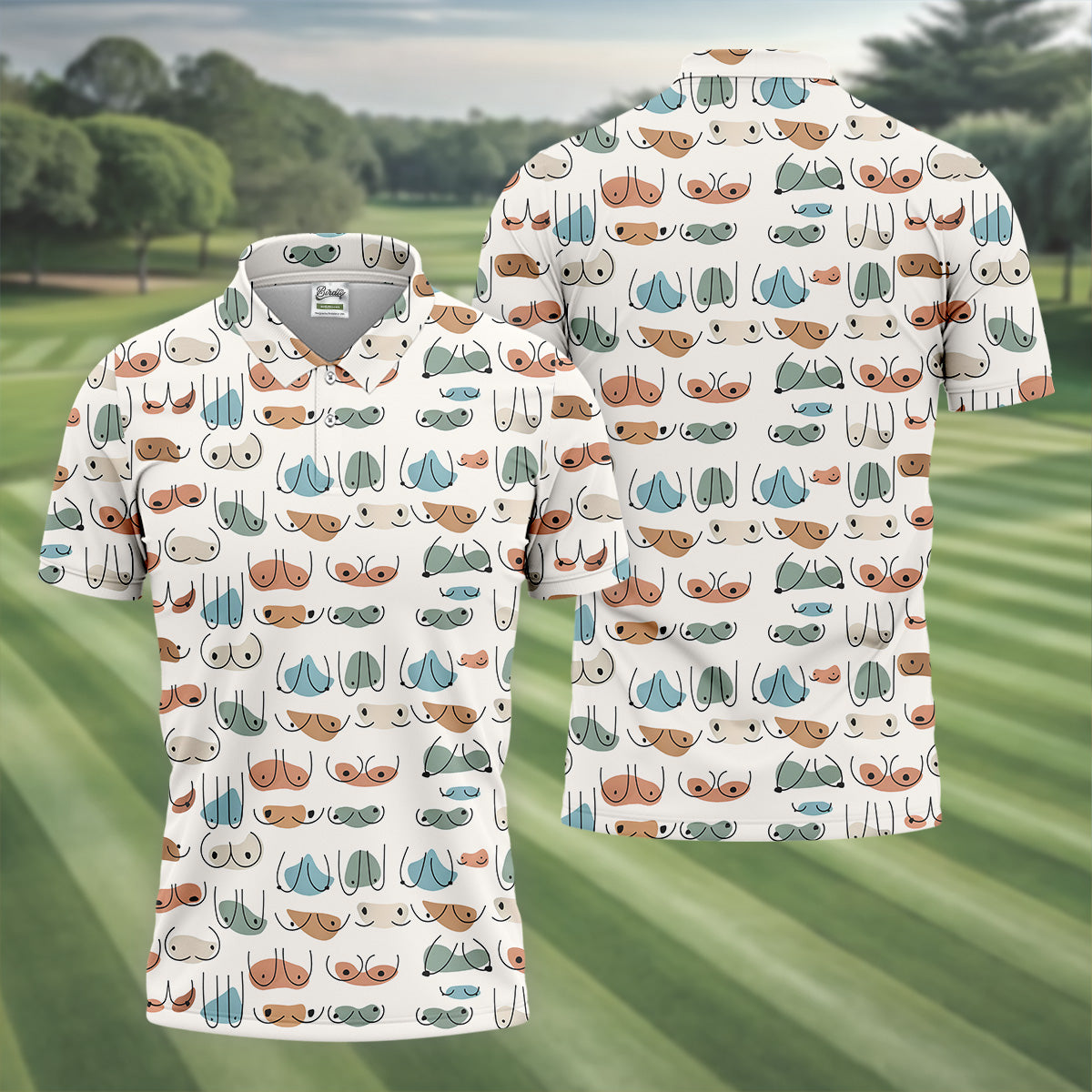 Boob Golf Shirt, Fun Golf Shirt, Golf T-Shirts Funny, Matching Golf Shirts, Golf Shirts For Men