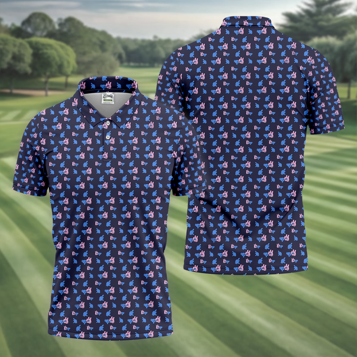 Funny Hands Golf Polo Shirt For Men, Fun Golf Shirt For Men, Christmas Golf Gift, Dad Golf Gift