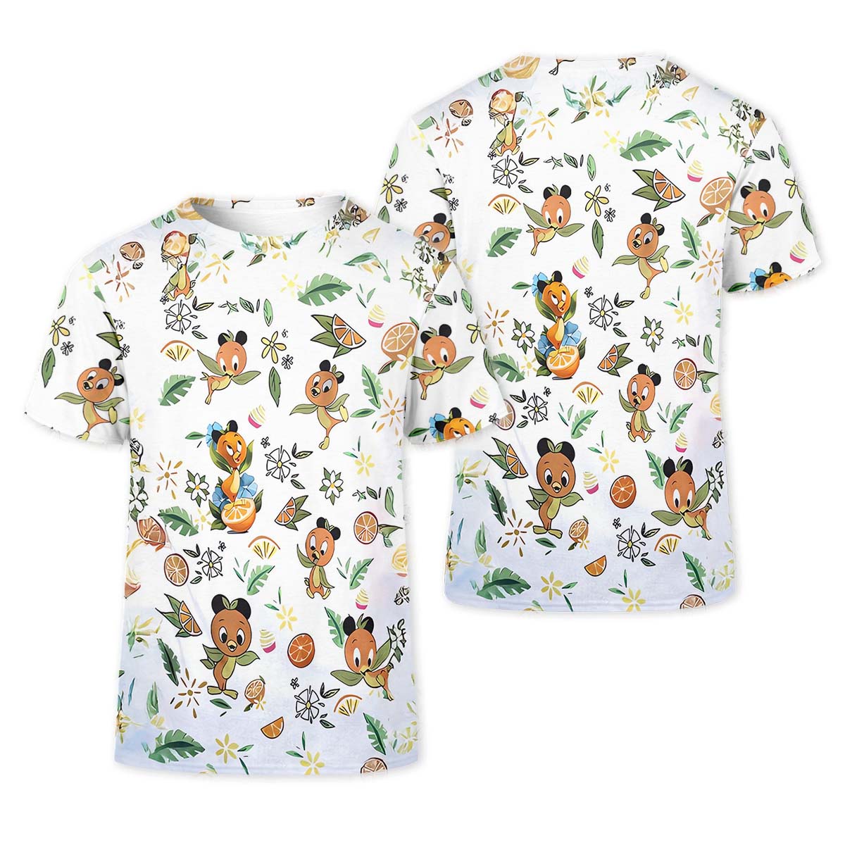 Orange Bird Men's Golf Polo Shirt, Golfing Apparel, Mens Golf Gift