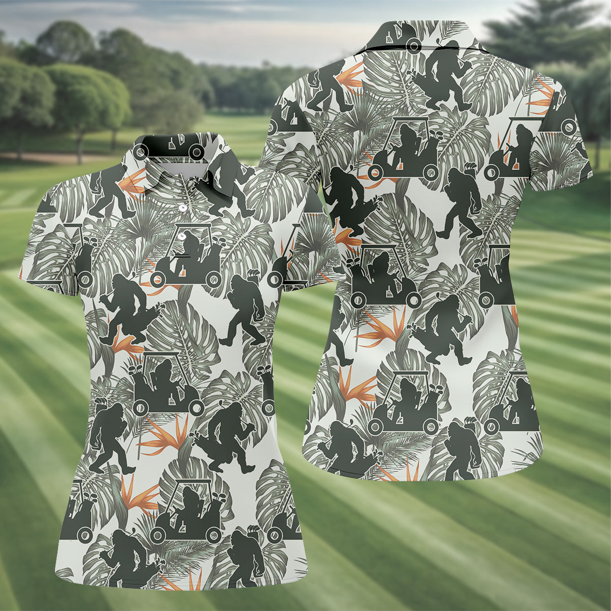 Gorilla Shirt, Hawaiian Golf Shirts, Womens Sleeveless Polo, Matching Golf Shirts, Ladies Golf Shirts