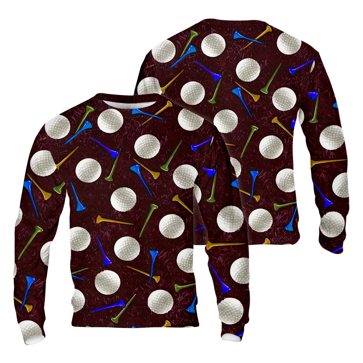 Golf Balls Men's Golf Polo Shirt, Funny Golf Shirt, Golf Gifts For Dad