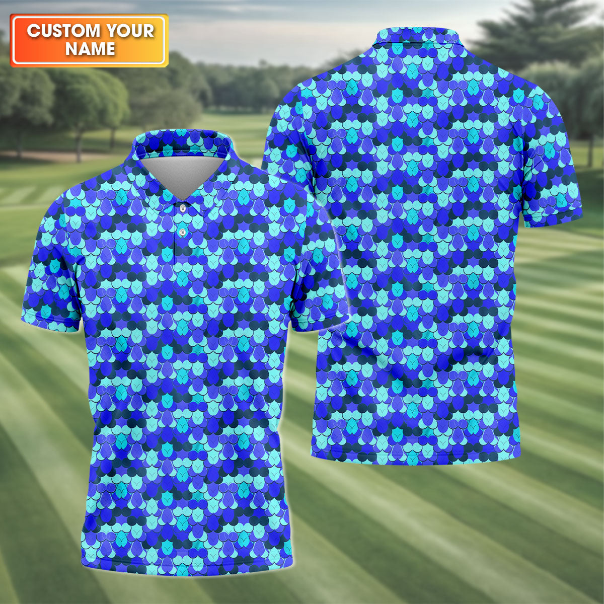 Men's Golf Polo Shirt, Funny Golf Shirt, Dad Golf Gift