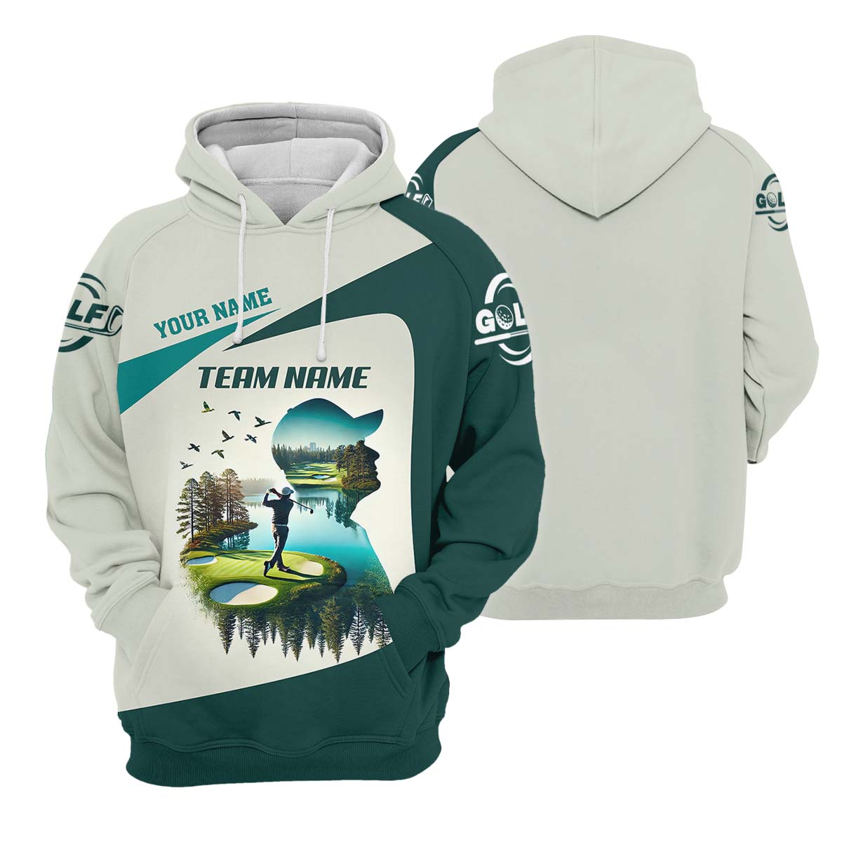 Fairway Golf Custom Golf Polo Shirt, Golfing Apparel, Mens Golf Gift, Gifts For Golf Lovers