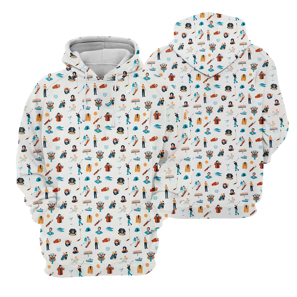 Adventure Icons Golf Polo Shirt, Golf Gifts For Men, Golf Gift Ideas