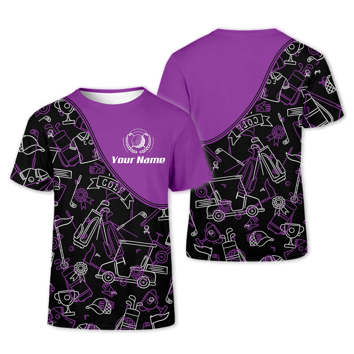 Personalized Womens Golf Polo Shirt, Golfing Apparel, Womens Golf Gifts