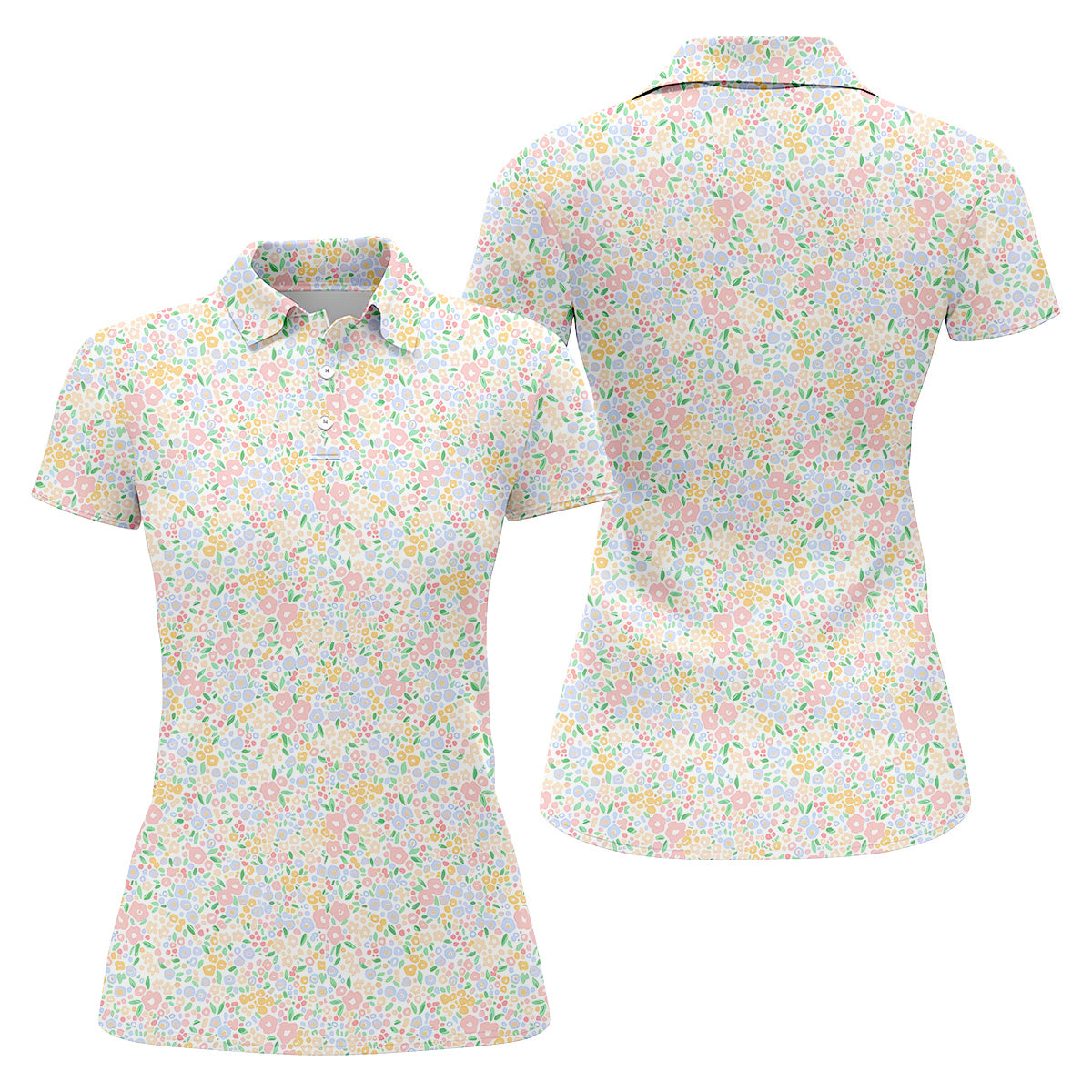 Floral Golf Shirt, Cute Womens Golf Clothes, Ladies Golf Shirts, Matching Golf Shirts, Golf Gifts For Her