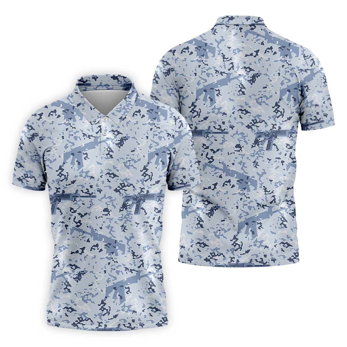 Camouflage Golf Polo, Golfing Apparel, Mens Golf Gift, Camouflage Golf Shirts