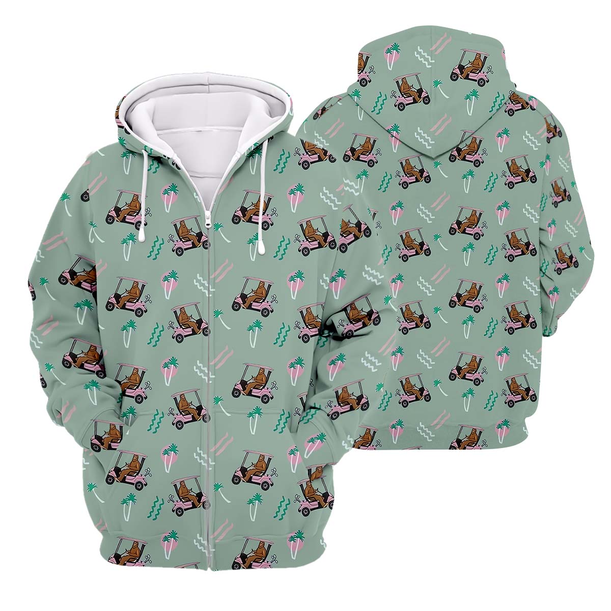 Gorilla Men's Golf Polo Shirt, Funny Golf Shirt, Golf Gifts For Dad