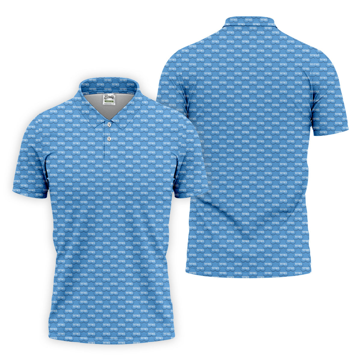 Funny Boob Golf Shirt, Mens Golf Polo Shirts, Fun Golf Shirts For Men, Hilarious Golf Shirts