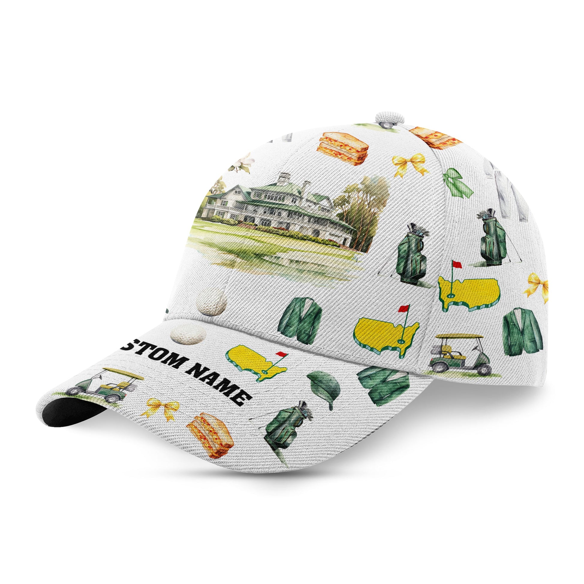 Masters Augusta GA Personalized Golf Cap, Funny Golf Cap, Gift For Golfers