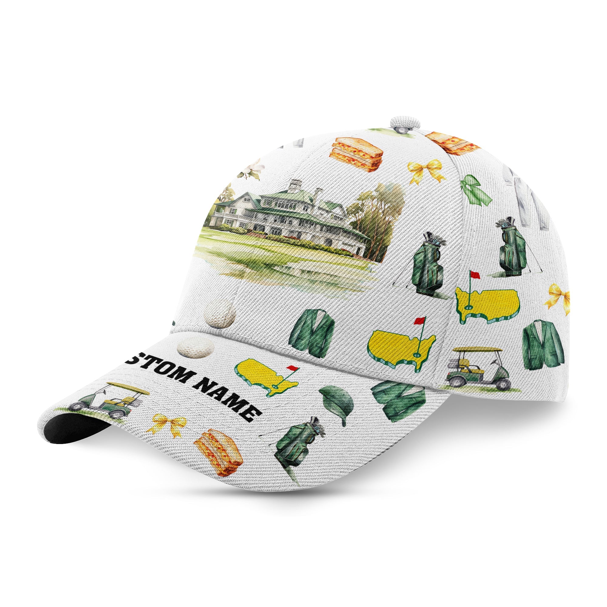 Masters Augusta GA Personalized Golf Cap, Funny Golf Cap, Gift For Golfers