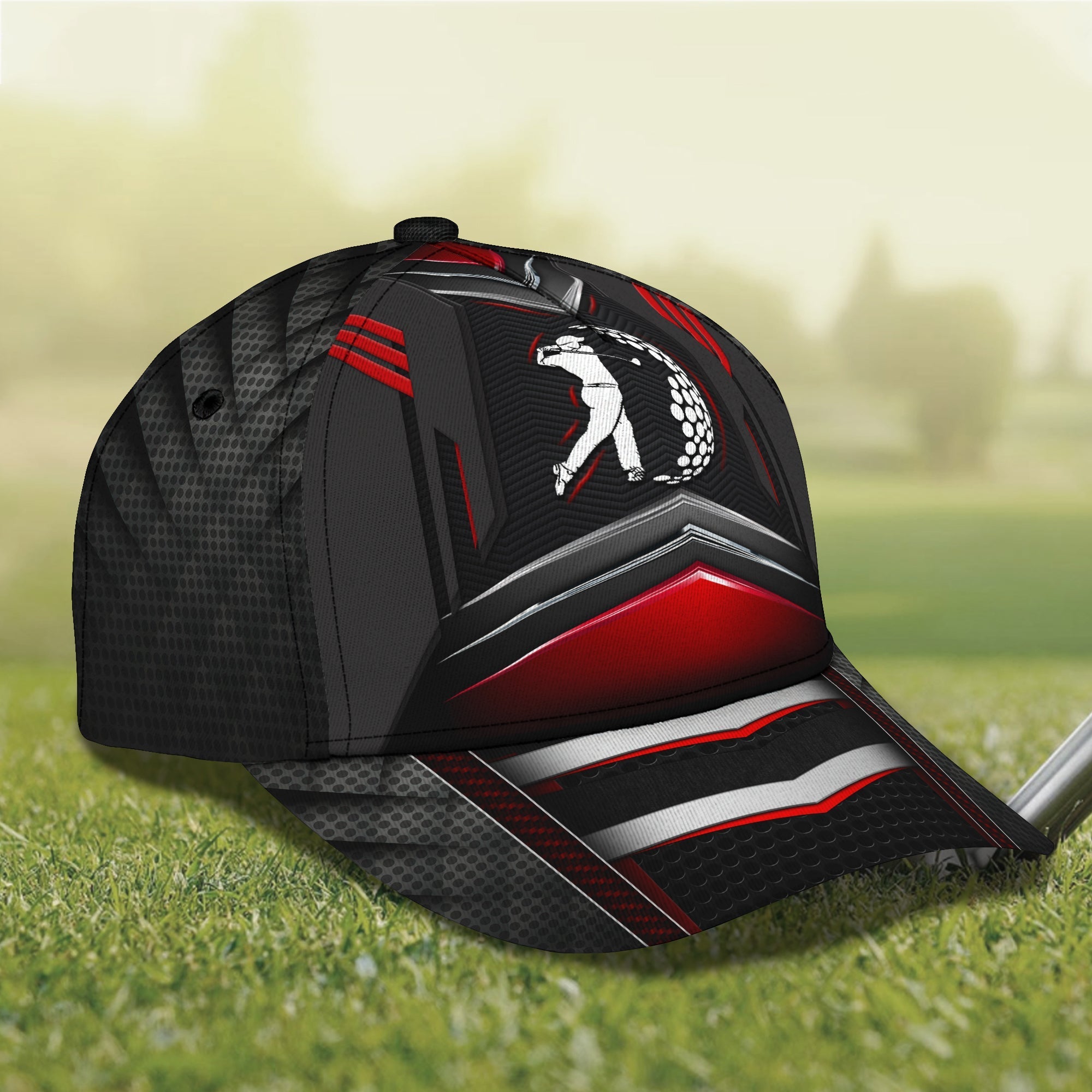 Custom Golf Cap, Personalized Name 3D Cap, Gifts For Golfers