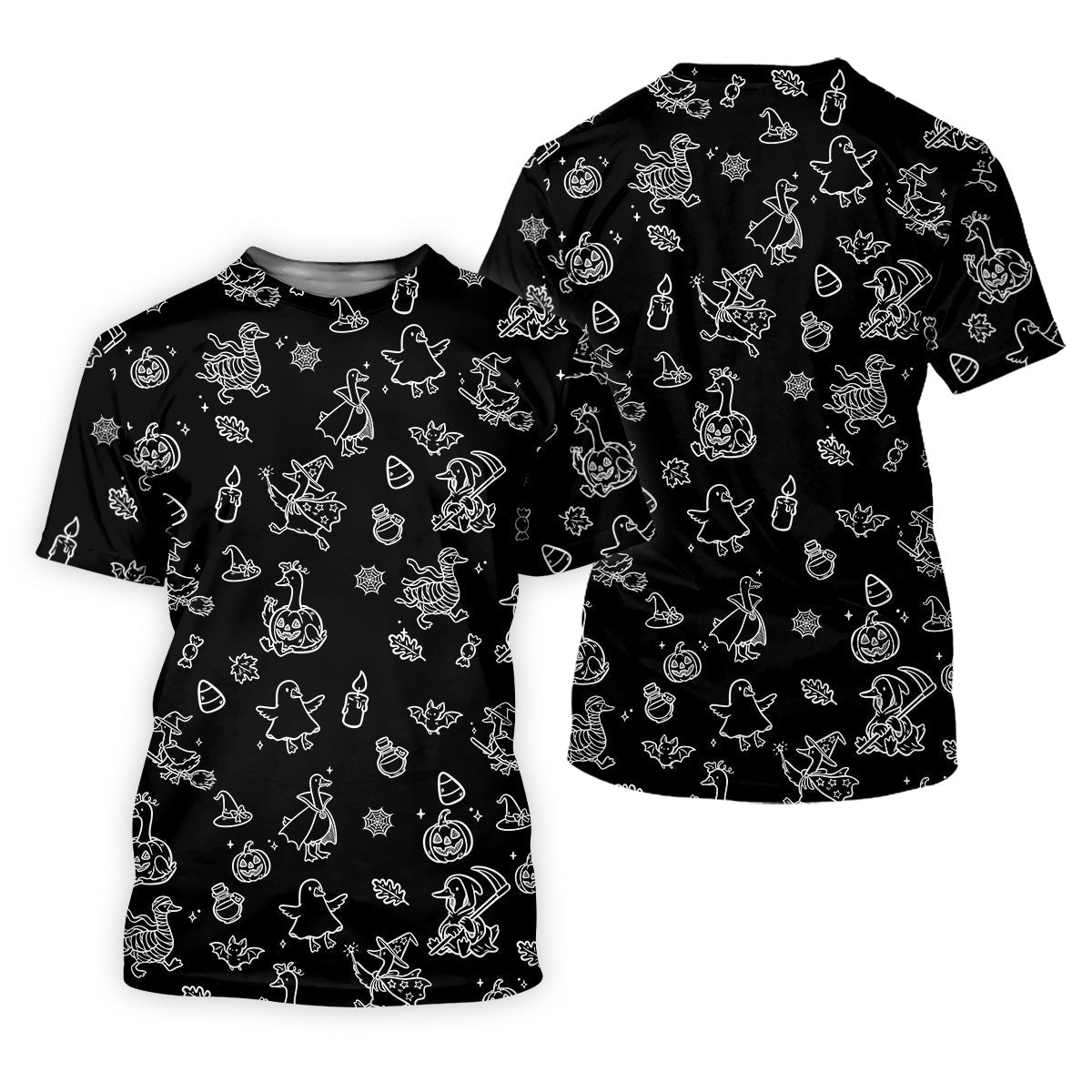 Goose Halloween, Doodle Pattern, Black Golf Polo, Mens Funny Golf Shirts, Long Sleeve Golf Shirts, Men Golf Polo