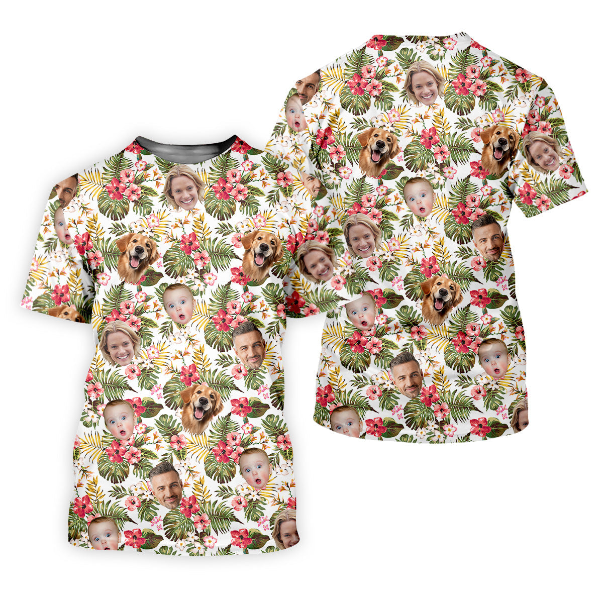 Custom Hawaiian Shirt With Face, Womens Golf Gifts, Women's Long Sleeve Golf Shirts, Ladies Golf Tops