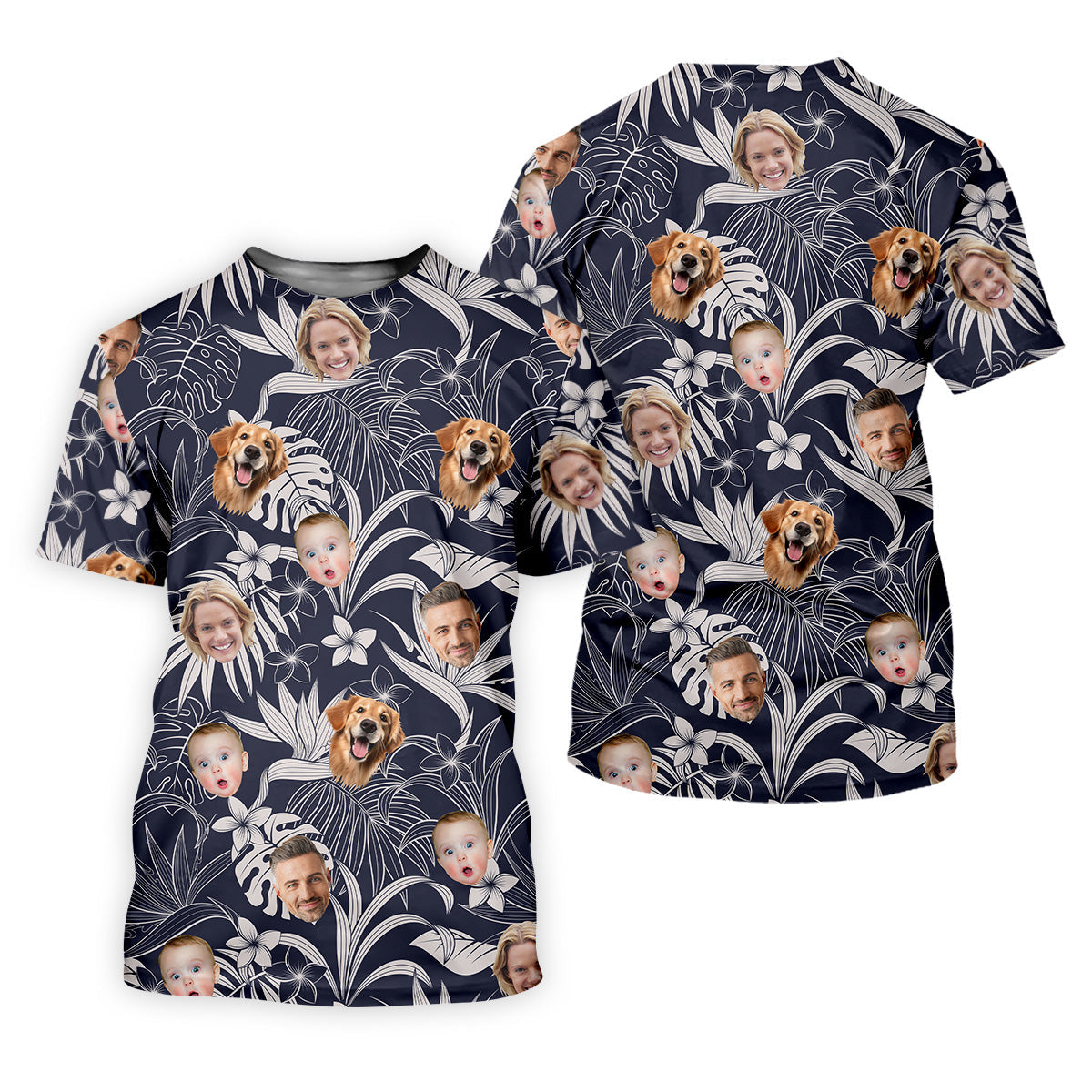 Black Floral Shirt Women, Vintage Aloha Shirts, Ladies Palm Tree Shirt, Custom Face Shirt, Ladies Golf Shirts