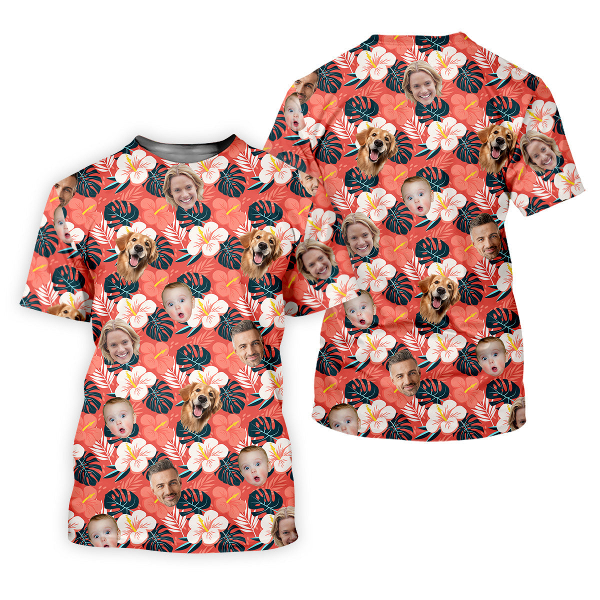 Womens Hawaiian Golf Shirts, Custom Hawaiian Shirt With Face, Women's Long Sleeve Golf Shirts, Ladies Golf Tops