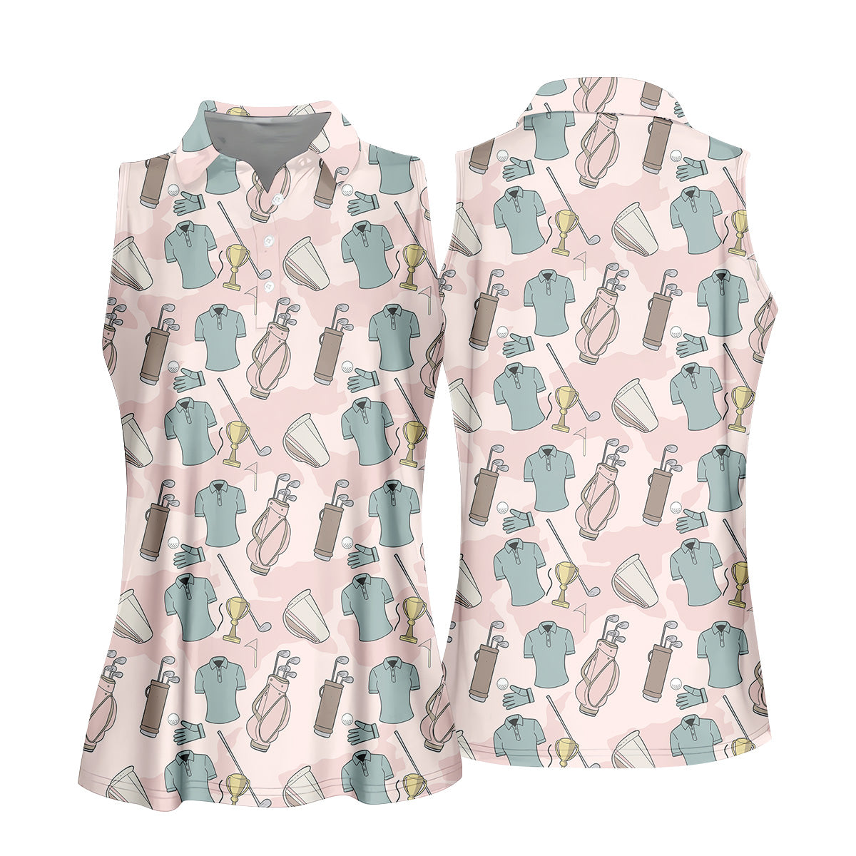 Pattern Golf Shirt, Ladies Sleeveless Golf Shirts, Ladies Golf Shirts, Matching Golf Shirts, Golf Equipment
