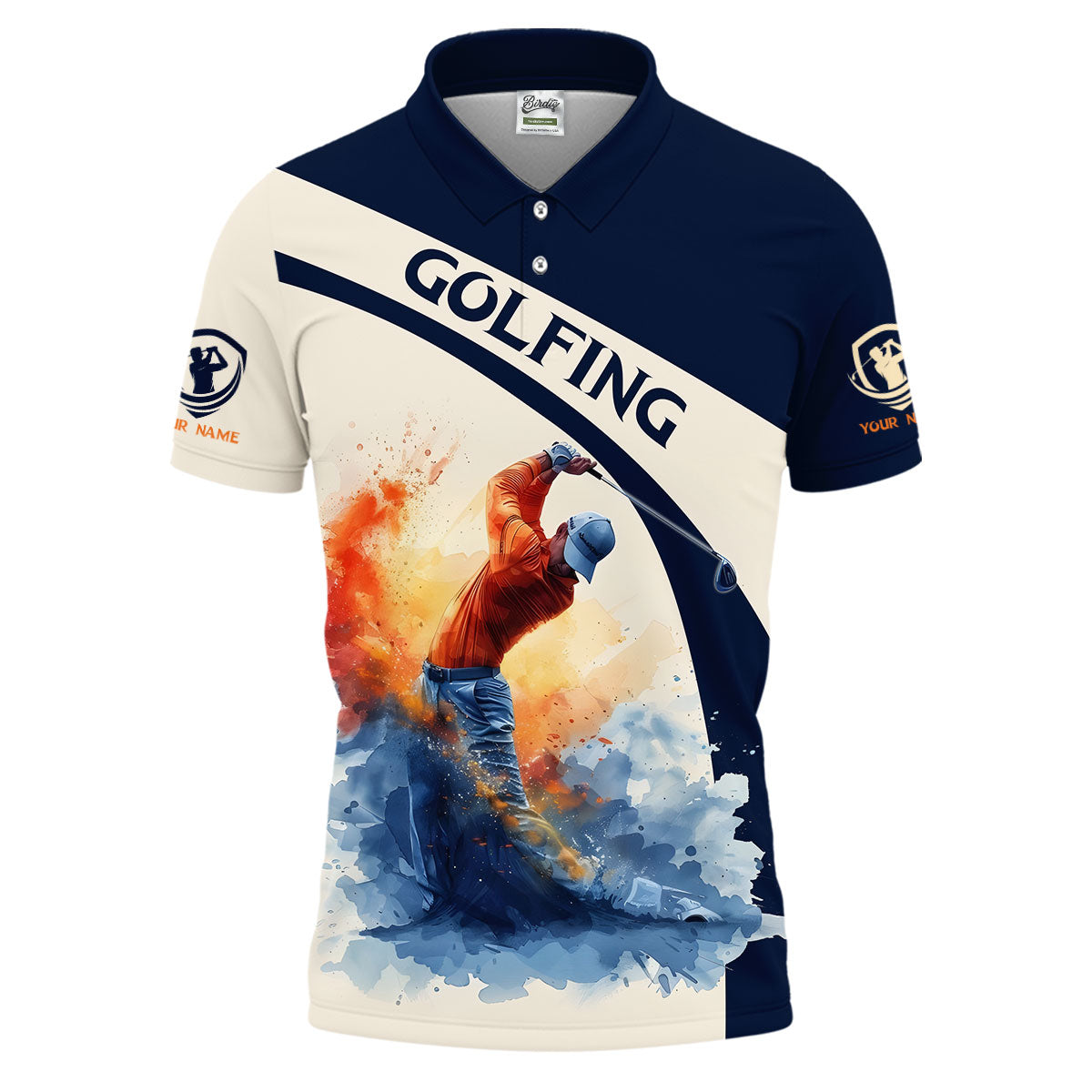 Back Nines Matter Custom Golf Polo Shirt, Funny Golf Shirt, Golf Polos For Men, Dad Golf Gift