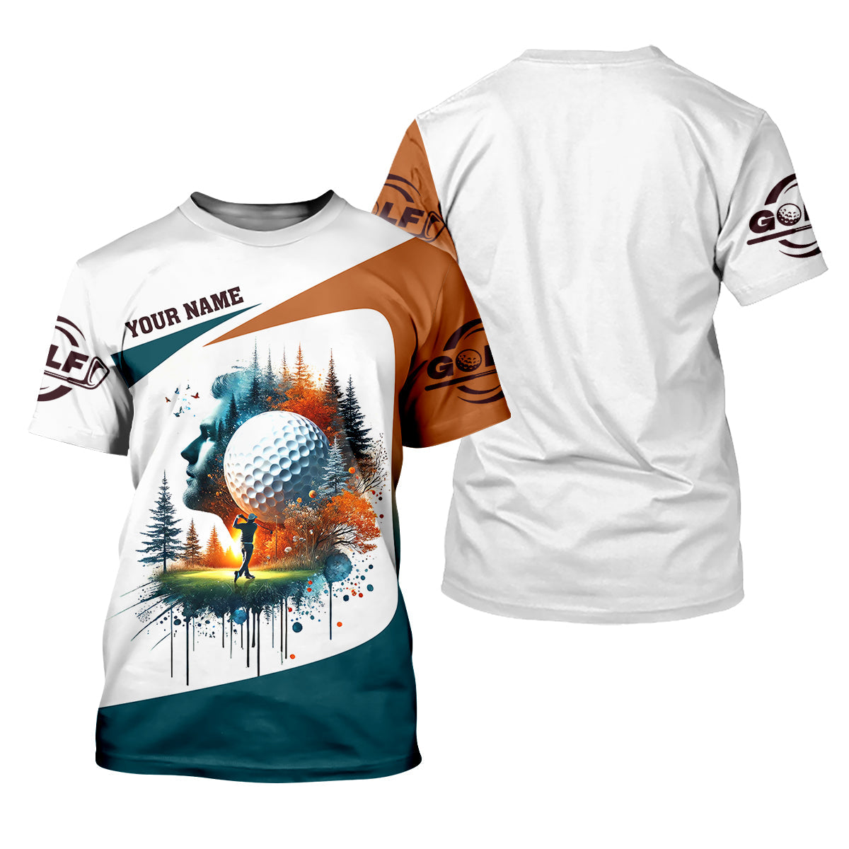 Fairway And Dreams Golf Polo Shirt, Golfing Apparel, Mens Golf Gift, Funny Golf Shirt