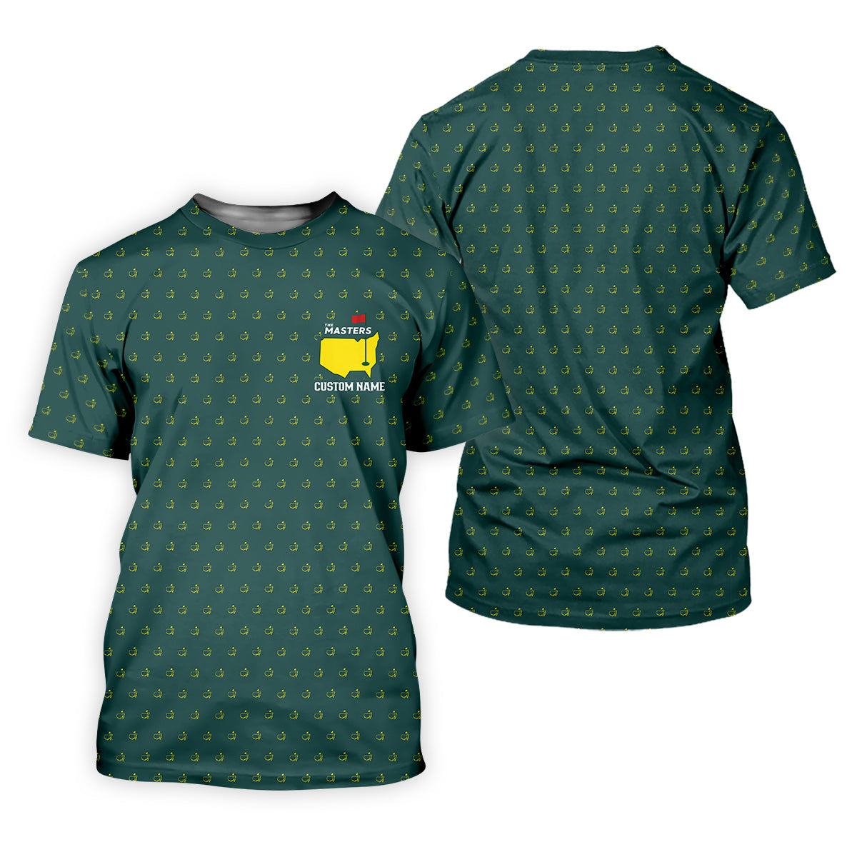 Masters Tournament Augusta Custom Funny Golf Polo Shirt, Christmas Golf Gift