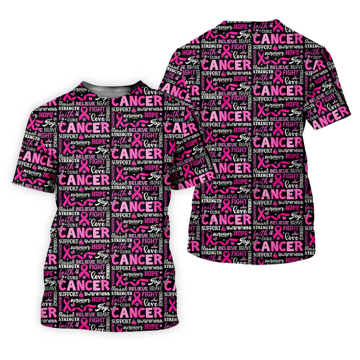 Pink Ribbon Breast Cancer Awareness Shirt, Golf Polo Shirt, Ladies Golf Shirts, Golfing Apparel