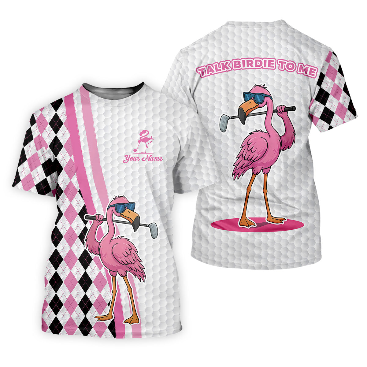 Flamingo Golf Shirt, Argyle Golf Shirt, Golf Gift Ideas For Him, Matching Golf Shirts, Golf Shirts For Men