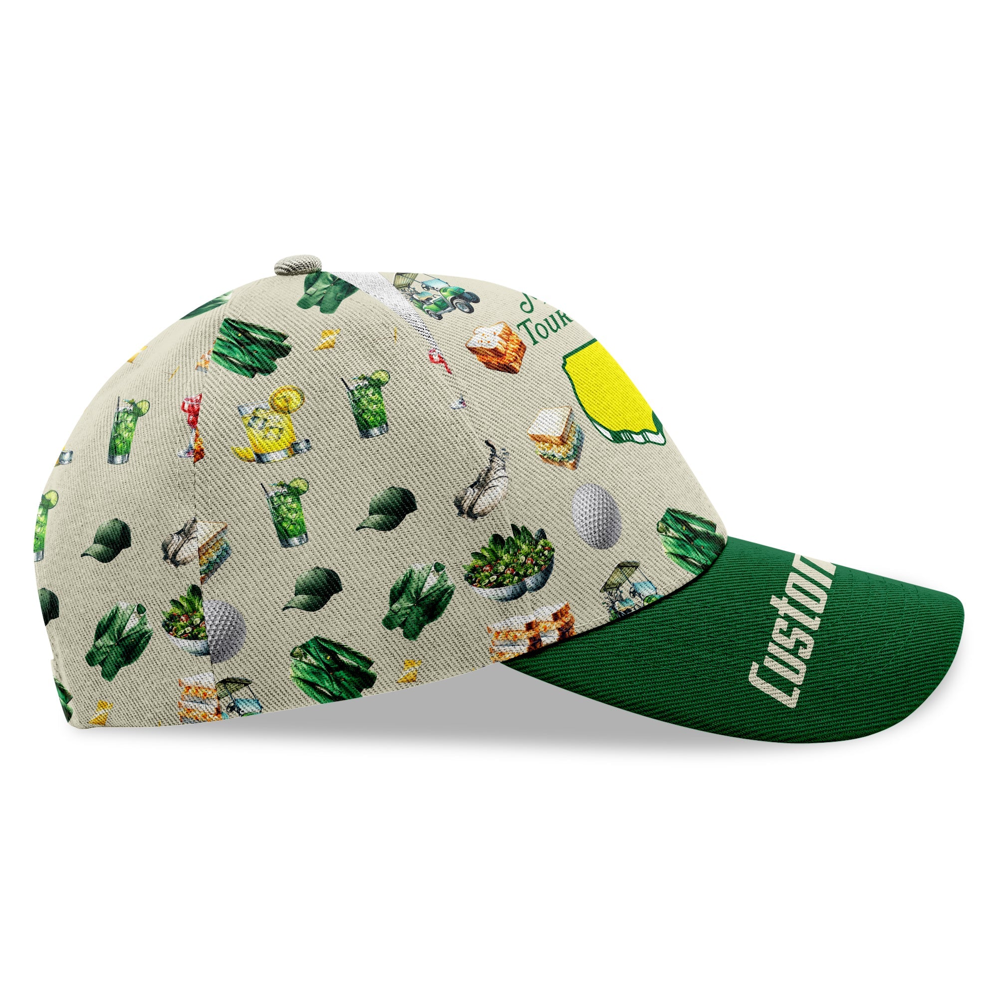 Custom Augusta Master Tournament Golf Cap, Mens Golf Gift, Gift For Dad, Funny Golf Cap