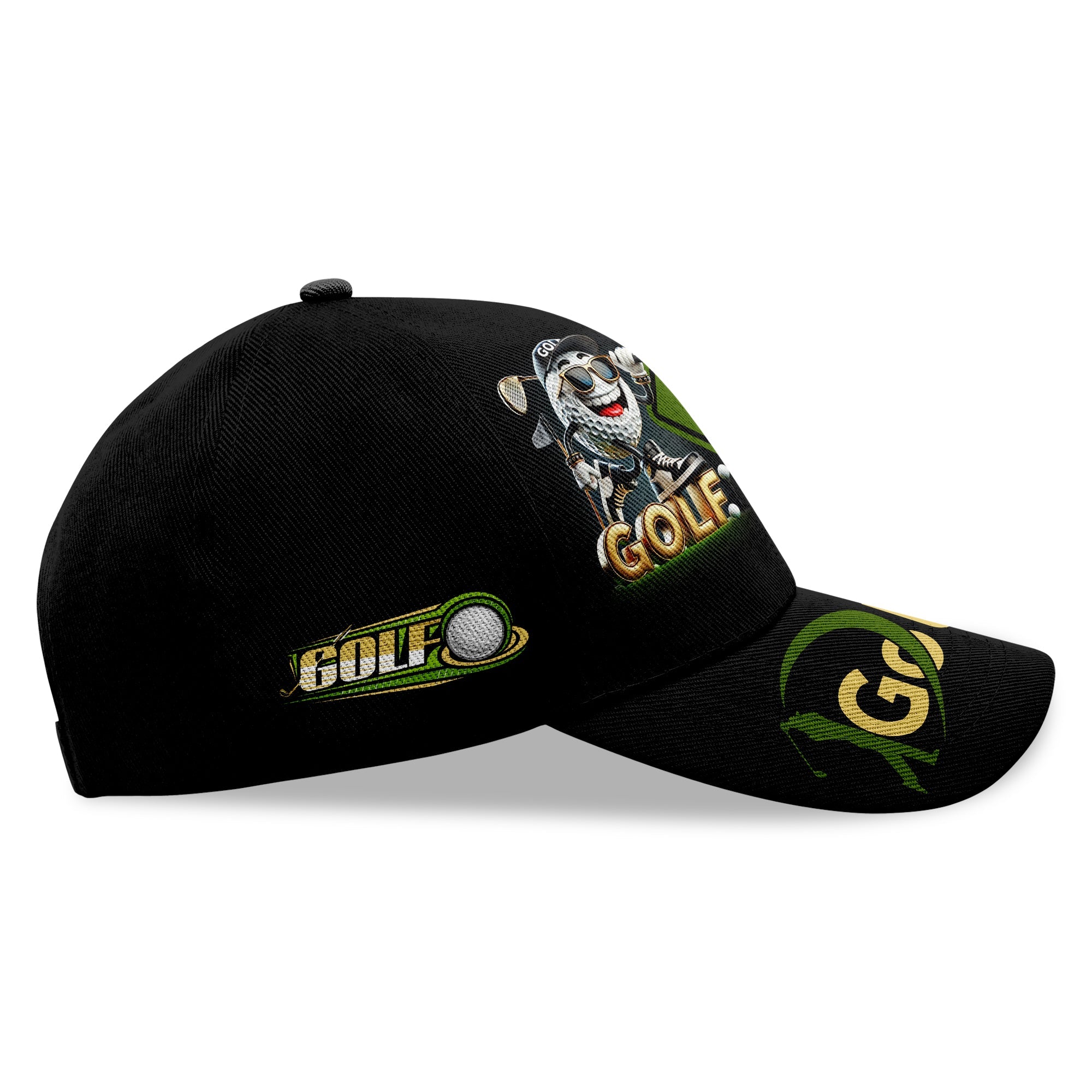 Golf Swing Personalized Golf Cap, Funny Golf Cap, Gift For Dad, Golf Gift For Men