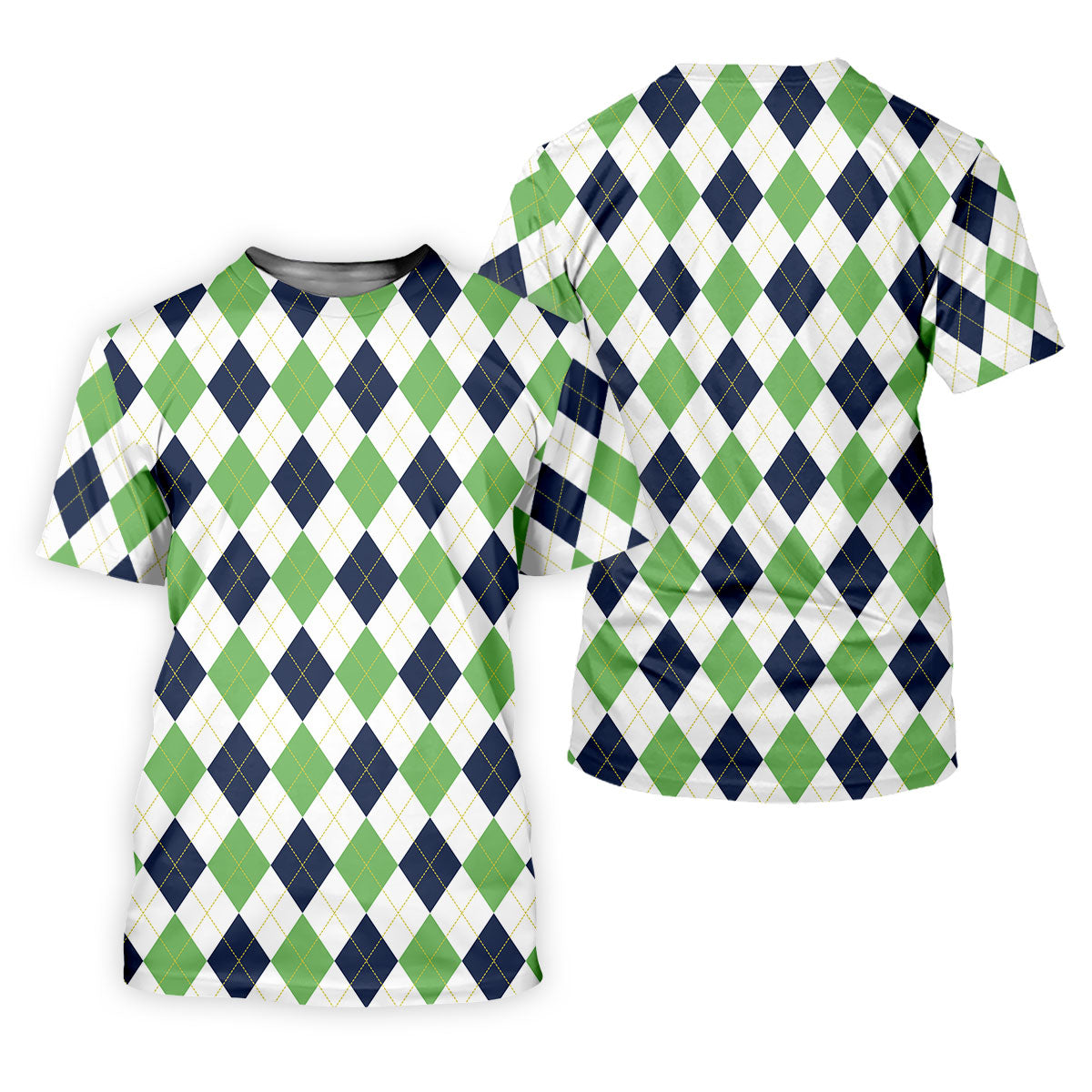 Green And Black Argyle Sleeveless Womens Golf Shirts, Ladies Pink Golf Shirt, Womens Golf Polo Shirts, Womens Golf Tops