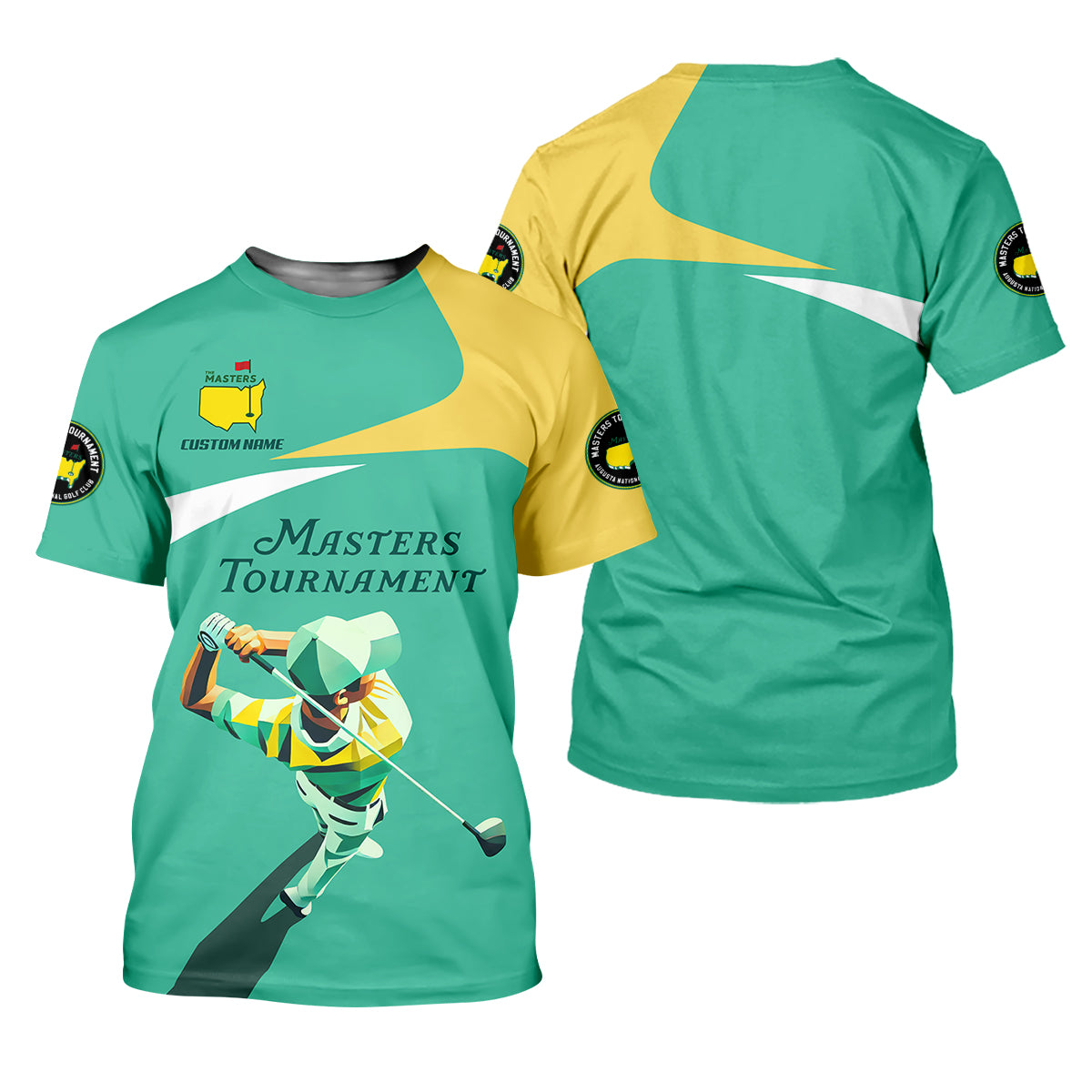 Master Tournament Custom Men's Golf Polo Shirt, Golf Gifts For Dad