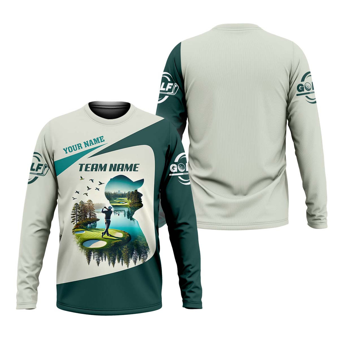 Fairway Golf Custom Golf Polo Shirt, Golfing Apparel, Mens Golf Gift, Gifts For Golf Lovers