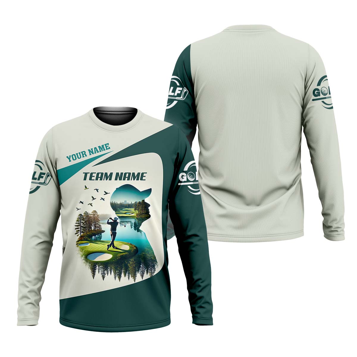 Fairway Golf Custom Golf Polo Shirt, Golfing Apparel, Mens Golf Gift, Gifts For Golf Lovers