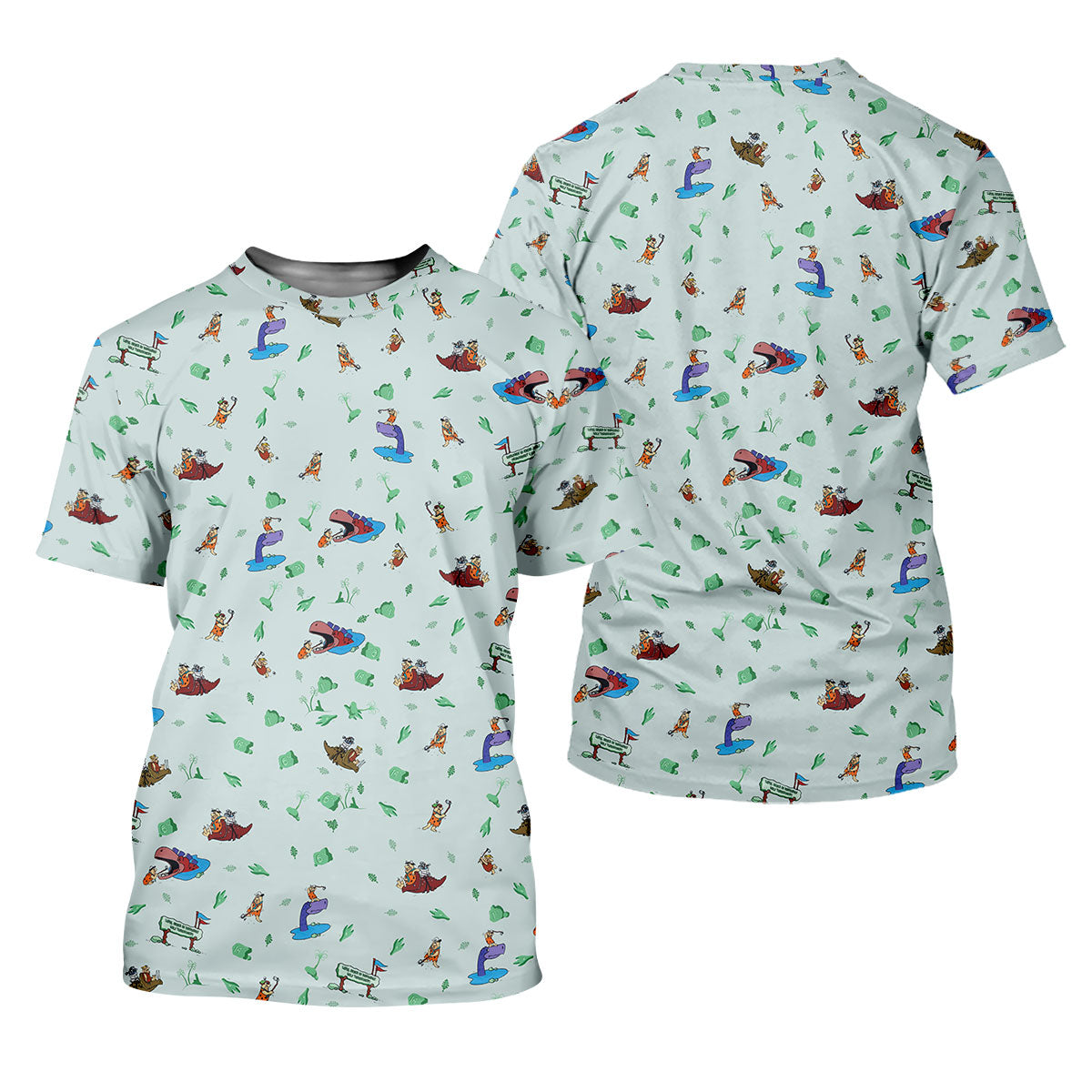 Loyal Order of Dinosaurs' Tourney Men's Golf Polo Shirt, Funny Golf Shirt, Gift For Golfers