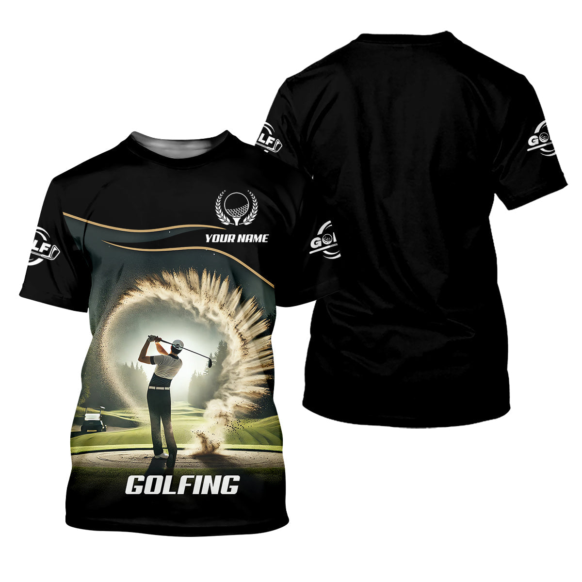 Custom Elite Golfer Golf Polo Shirt, Gift For Golfers, Mens Golf Gift