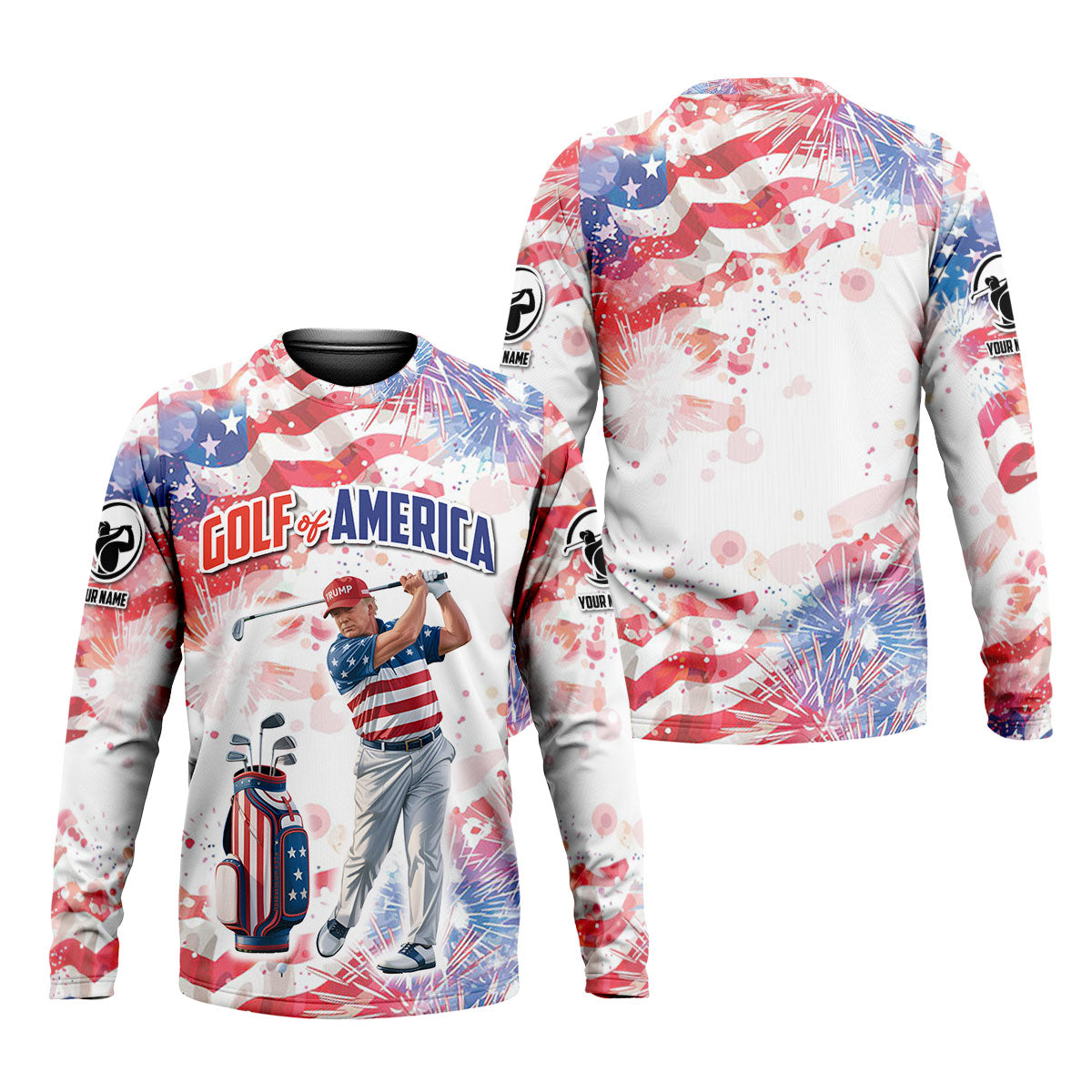 Golf Of America Men Golf Polo, Mens Patriotic Golf Shirts, Patriotic Golf Polo Shirts, Golf Shirt For Men