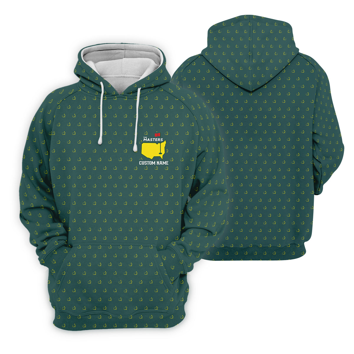 Masters Tournament Augusta Custom Funny Golf Polo Shirt, Christmas Golf Gift