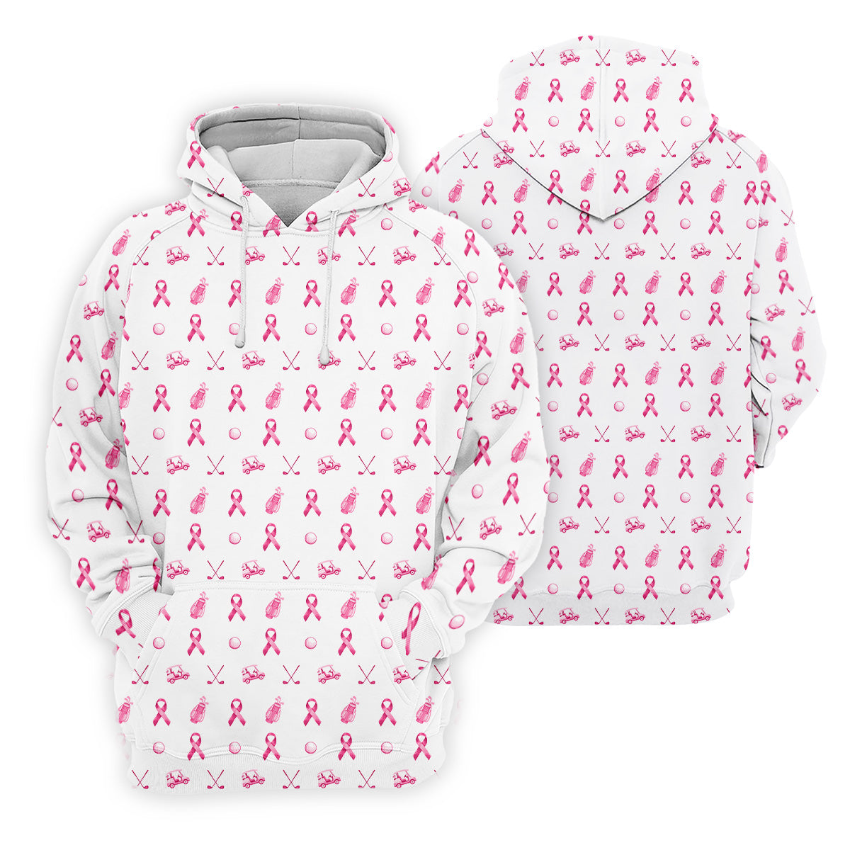 Pink Ribbon Women Golf Shirt, Breast Cancer Golf Shirt, Breast Cancer Awareness Shirts, Ladies Golf Shirt