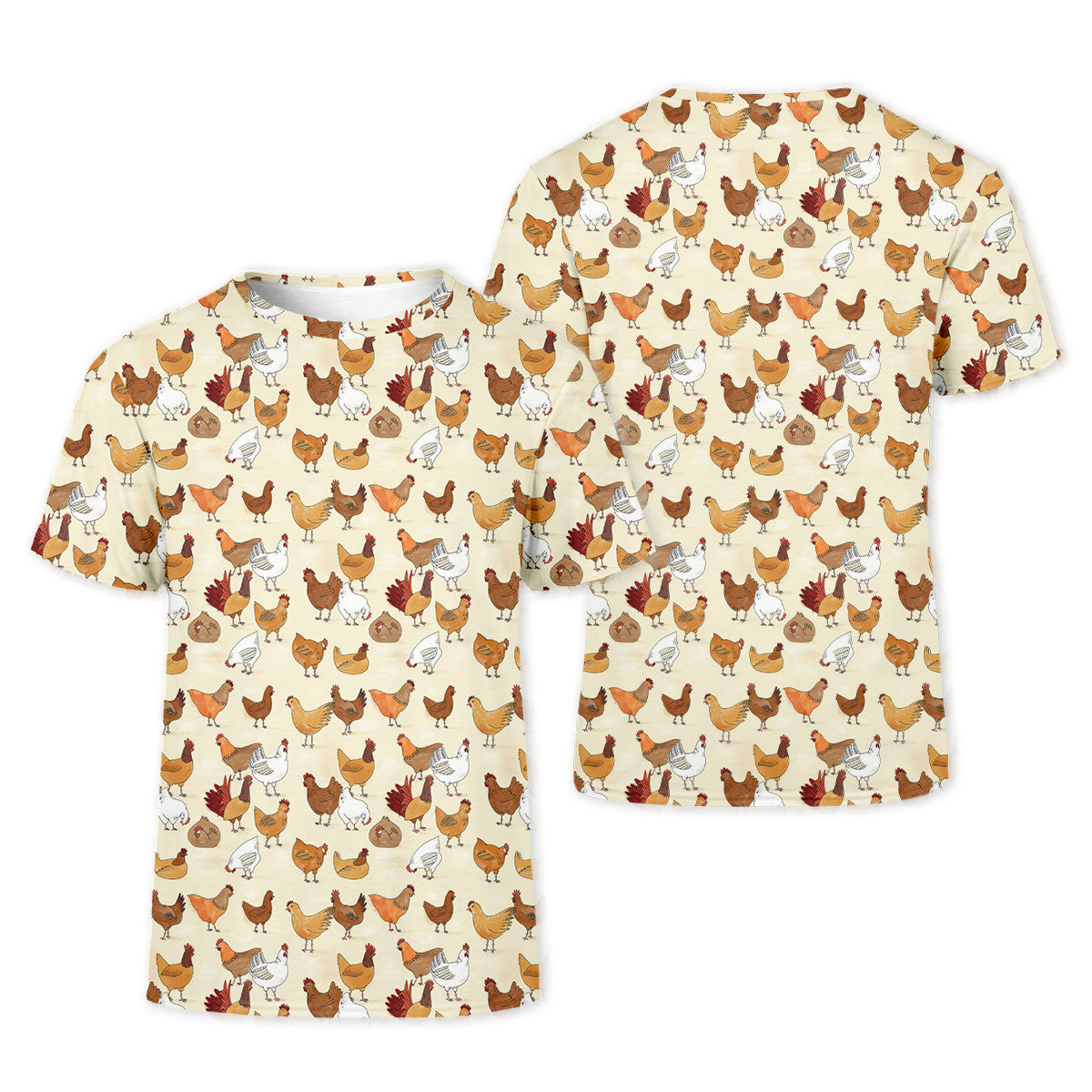 Chicken Family Funny Womens Golf Polo Shirt, Chicken Lover Gifts, Custom Ladies Golf Shirt