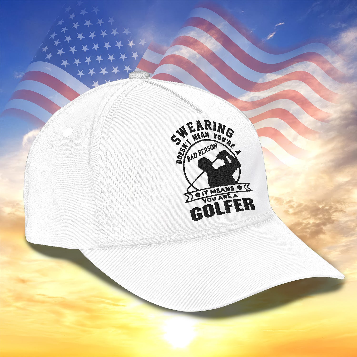 You Are A Golfer Embroidered Baseball Cap, Golf Hat, Dad Golf Gift