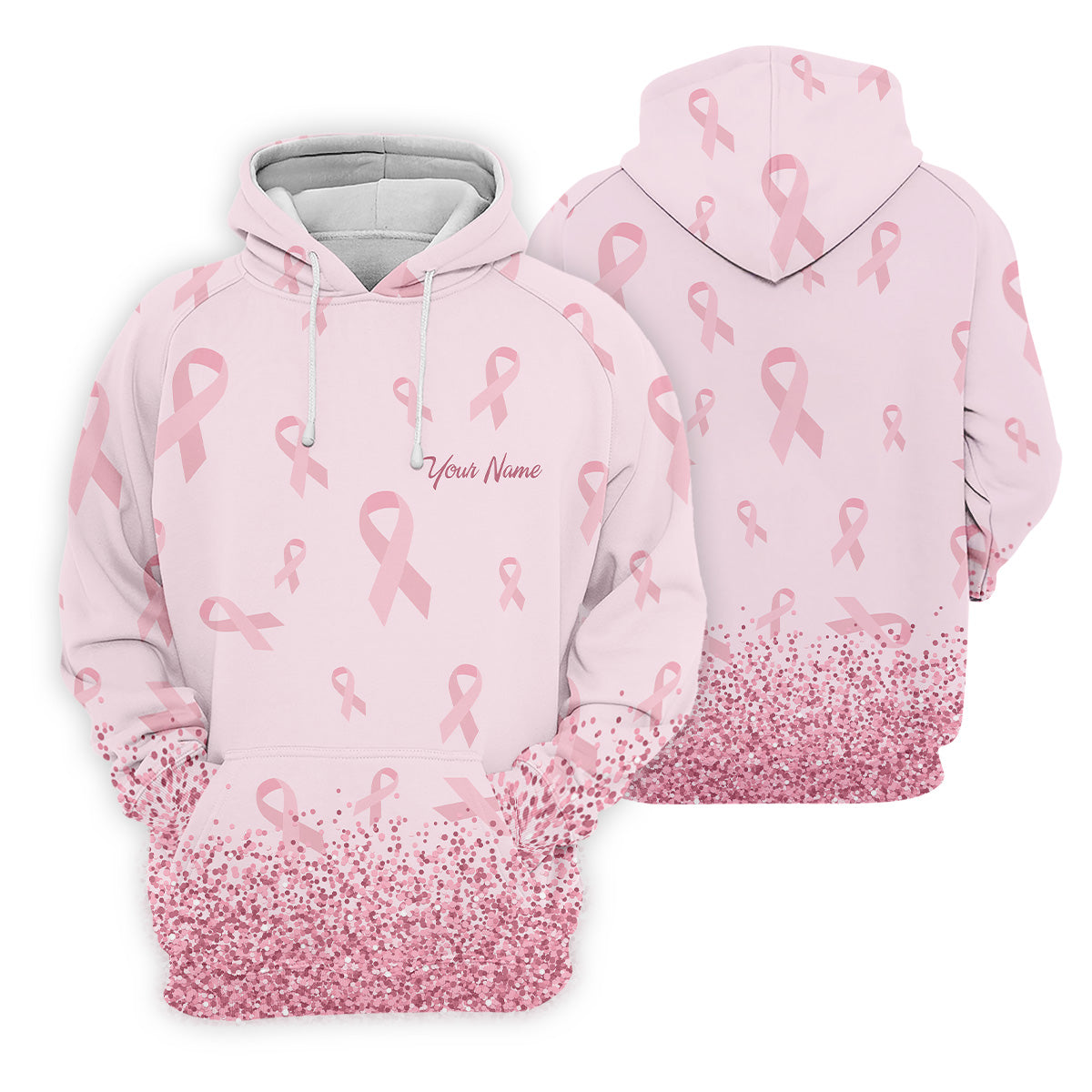 Pink Ribbon Breast Cancer Golf Shirt, Breast Cancer Support Shirts, Ladies Golf Shirt, Womens Golf Polo