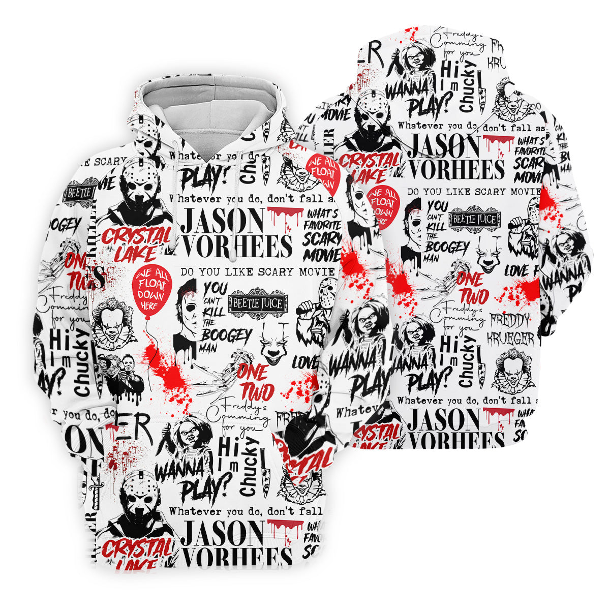 Never Stop Dreaming Halloween Golf Shirt, Mens Funny Golf Shirts, Horror Movie Shirt