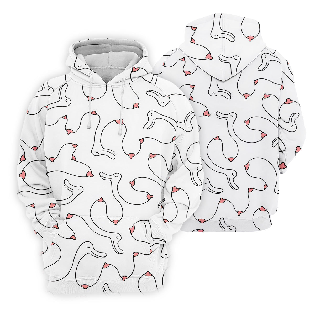 Funny Boob Goose Golf Polos For Men, Fun Golf Shirt, Best Golf Gift For Dad