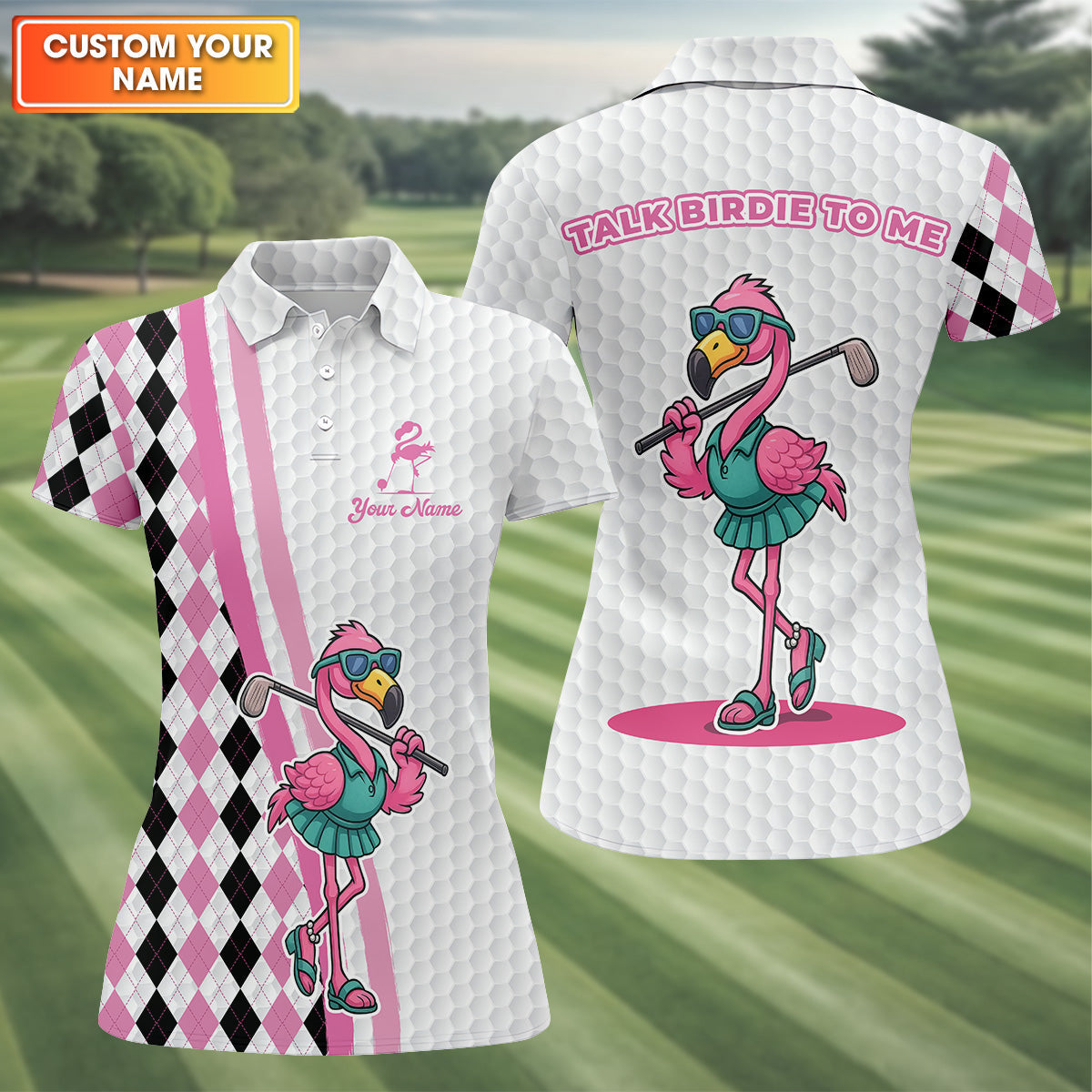 Flamingo Golf Shirt, Argyle Golf Shirt, Ladies Sleeveless Golf Shirts, Ladies Golf Shirts, Matching Golf Shirts