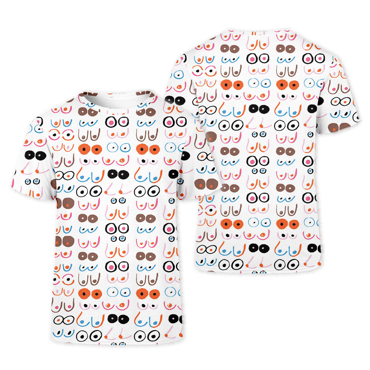 Funny Boob Womens Golf Polo Shirt, Ladies Golf Clothes, Custom Ladies Golf Shirt